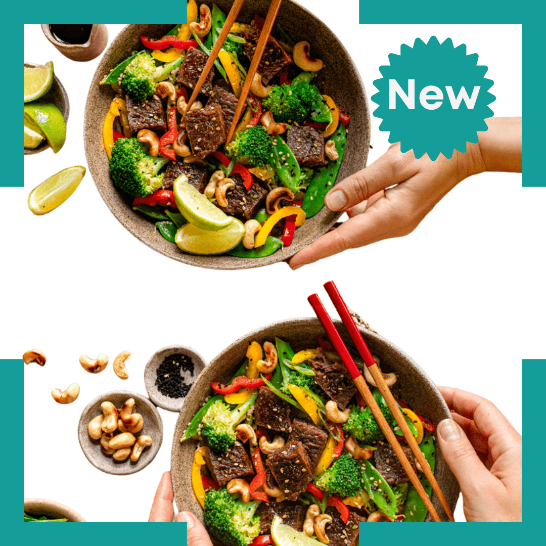 XXL Bulk Bundle (RIBEYES 4x 4.5oz) + (STEAK CUBES 35 oz - up to 20 portions!) - Offbeast